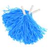 baotongle 12 pcs Cheerleading Pom Poms Hand Flowers Cheerleader Pompoms Sports Dance Cheer Plastic Pom Pom for Sports Team Spirit Cheering Ball Dance Fancy Dress Night Party (Blue, 20Gram) view 3