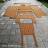 ZY 2005 Larson Cabrio 290 Swim Platform Pad 6mm Boat EVA Teak Decking 1/4" 6mm (New Light Brown with Black Lines) view 4
