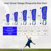 VIZARI Malaga Soccer Shinguard | Durable Soccer Shin Guard with Tough Protection & Elastic Straps | Breathable, Moisture-Wicking Youth Soccer GearProduct view 3
