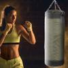 Punch Sandbag,Empty Training Kick Sandbag Fight Karate Punching Sand Bag with PU Patch Hand from Abrasion for Weight Lifting,Exercise,etc (Green-0.6m) view 3
