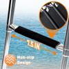 Boat Ladder 3 Step,Stainless Steel Telescoping Heavy Duty Pontoon Swim Boarding Ladder for Outboards,Yacht,Marine Fishing Boat view 4