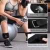 Ankle Weights, 4 Lbs X 2 Wrist Leg Arm Weights for Women and Men, Comfortable and Soft, Pretty Sturdy, Perfect for Dancing, Running, Walking, Fitness, Workout, Physical Therapy - Black view 3