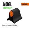 XS SIGHTS Big Dot Shotgun Front Sights, Non-Tritium (Mossberg 500/590 & Plain Barrels, Orange) view 2