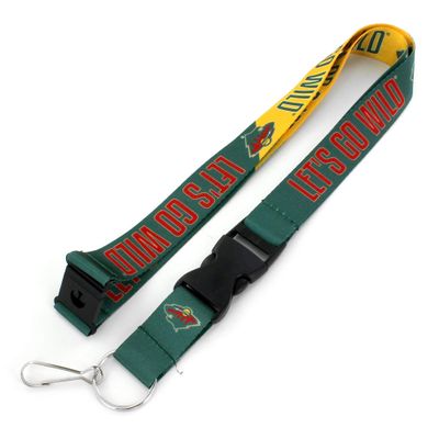 Aminco NHL Minnesota Wild Slogan Lanyard
