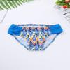 Alvivi Big Girls' Youth Girls 2 Piece Strappy Back Bikini Swimsuit Bathing Suit Top with Swim Briefs Blue 5-6 view 4