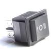 10PCS 31X25MM 6 Pin DPDT ON-Off-ON 3 Position Boat Rocker Switch 15A/250V 20A/125V AC Black view 4