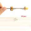 10Pcs Professional Replacement Springs for Bike Skewer - Durable Stainless Wheel Hub Skewers for Trainer view 3