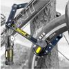 [KEMOEM] Onguard Folding Link Plate Bike Security Lock 8116 K9 Slim Size 490g Weight view 2
