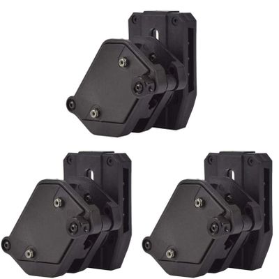 CShopping 3Pack IPSC Shooter's Pistol Magazine Pouch, Mag Holster Holder, Multi-Angle Adjustment Speed, Ambidextrous Magazine Carrier for 1.5'' Belt, Black