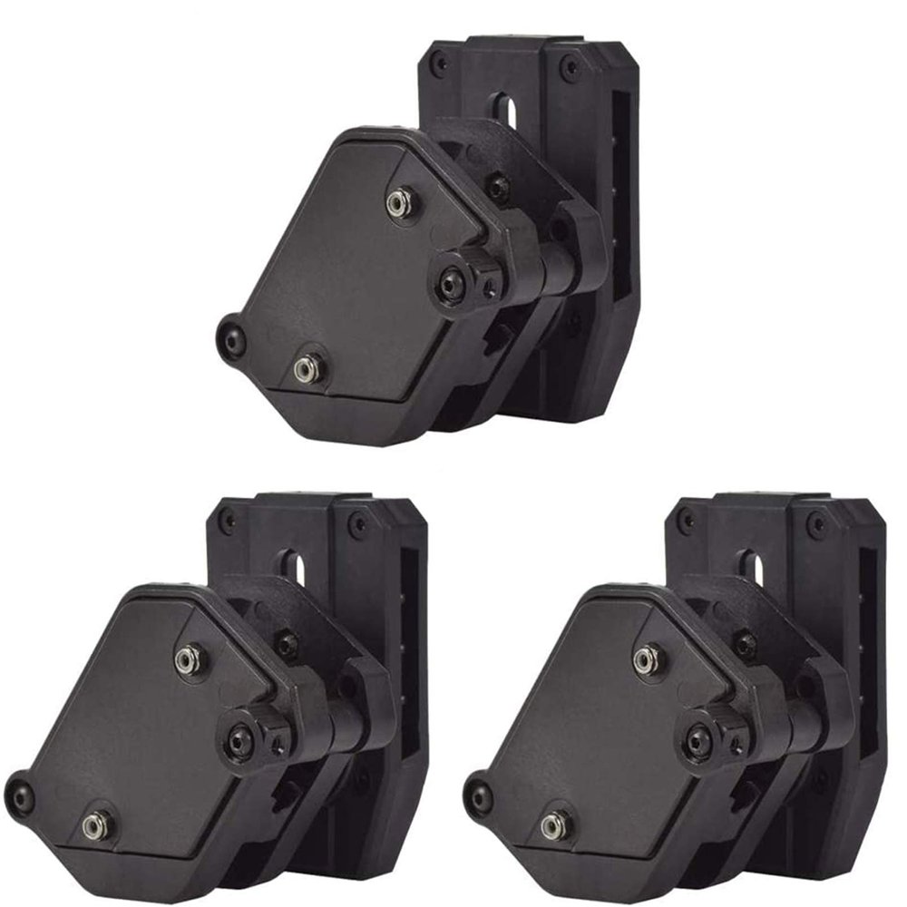 CShopping 3Pack IPSC Shooter's Pistol Magazine Pouch, Mag Holster Holder, Multi-Angle Adjustment Speed, Ambidextrous Magazine Carrier for 1.5'' Belt, Black