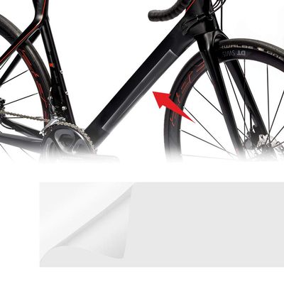 Adhesive Film Scudo Frame for Bike Protection Unisex Adult, Transparent, 8 x 50 cm, Thickness 0.3 mm