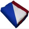 MWS 4x6 ft Puerto Rico Royal Blue 100% Cotton Flag 4'x6' Banner Grommets Embroidered view 3