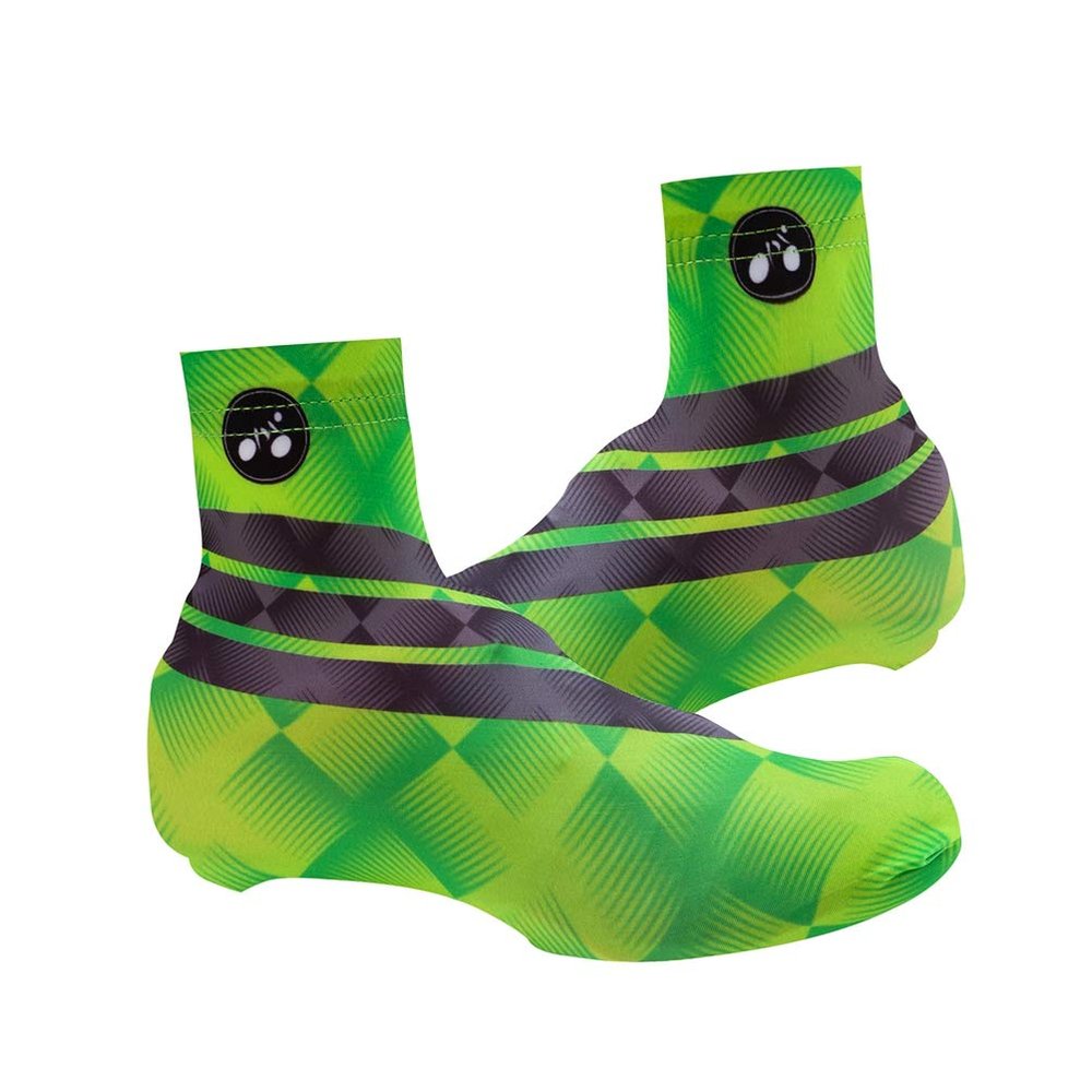 Windproof Cycling Shoe Covers Bicycle Overshoes Bike Shoe Cover Protector Green Black XL