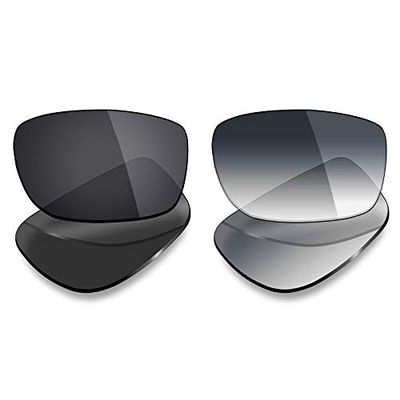 Mryok 2 Pair Polarized Replacement Lenses for Oakley Splinter Sunglass - Options