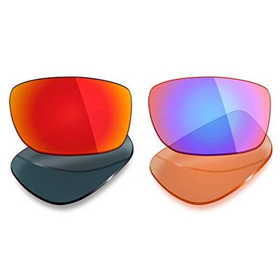 Mryok 2 Pair Polarized Replacement Lenses for Oakley Splinter Sunglass - Options