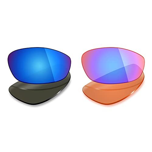 Mryok 2 Pair Polarized Replacement Lenses for Oakley Whisker Sunglass - Options