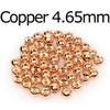 Fly Tying Material 100 Pcs Gold Copper Black Nickle Tungsten Bead Fly Tying Beads Fly Fishing Nymph Head Ball Beads - (Color: 4.65C) view 1