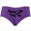 Knaughty Knickers Mommy's Little Panty Boy - Momma's Sissy Boi - Men In Ladys Purple Boyshort Panties With Adult Design view 1