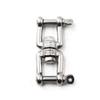 Flomore M6 Swivel Double Shackle 304 Stainless Steel Boat Anchor Chain Connectors (Pack of 4) view 2