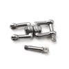 Flomore M8 Swivel Double Shackle 304 Stainless Steel Boat Anchor Chain Connectors (Pack of 2) view 3