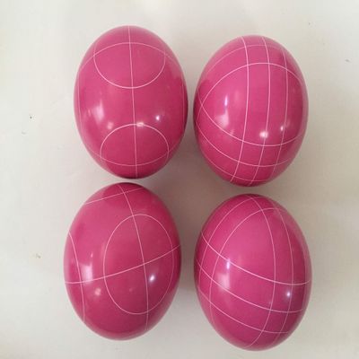 BuyBocceBalls Listing - Pack of 4-107mm Bocce Balls - Pink with 2 Different Scoring Patterns