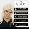 ALLAURA - Garth Wig Blonde Mullet Wigs Men 80s Costumes Mens MulletWig - Joe Dirt Mullet Wig Blonde MulletHair view 4