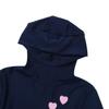 winying Girls 2PCS Modest Burkini Swimsuit Hijab Long Sleeves Hooded Top with Full Length Pants Bathing Suit Set Navy Blue 12-14 view 4