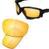 SAUCER Premium Replacement Lenses & Rubber Kits for Oakley Jawbone Racing Jacket | Jawbone Racing Jacket Low Bridge Fit Sunglasses High Defense - HD Yellow view 2