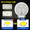 WFPOWER Boat Light 2 Pack, LED Marine Spotlights Waterproof, Deck Dock Flood Light Work Light for Boat Accessories Pontoon Fishing Truck SUV Off-road 12V Round White view 3