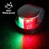 Obcursco Boat Navigation Lights, Red and Green Marine LED Bow Lights, IP67 Waterproof, Rust-Resistant, Ideal for Pontoon, Skiff, Small Boats, and Yacht(Silver) view 2