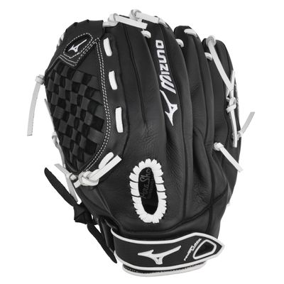 Mizuno GPSL1200F3 Prospect Select Fastpitch Softball Glove 12", Left Hand Throw, BLACK