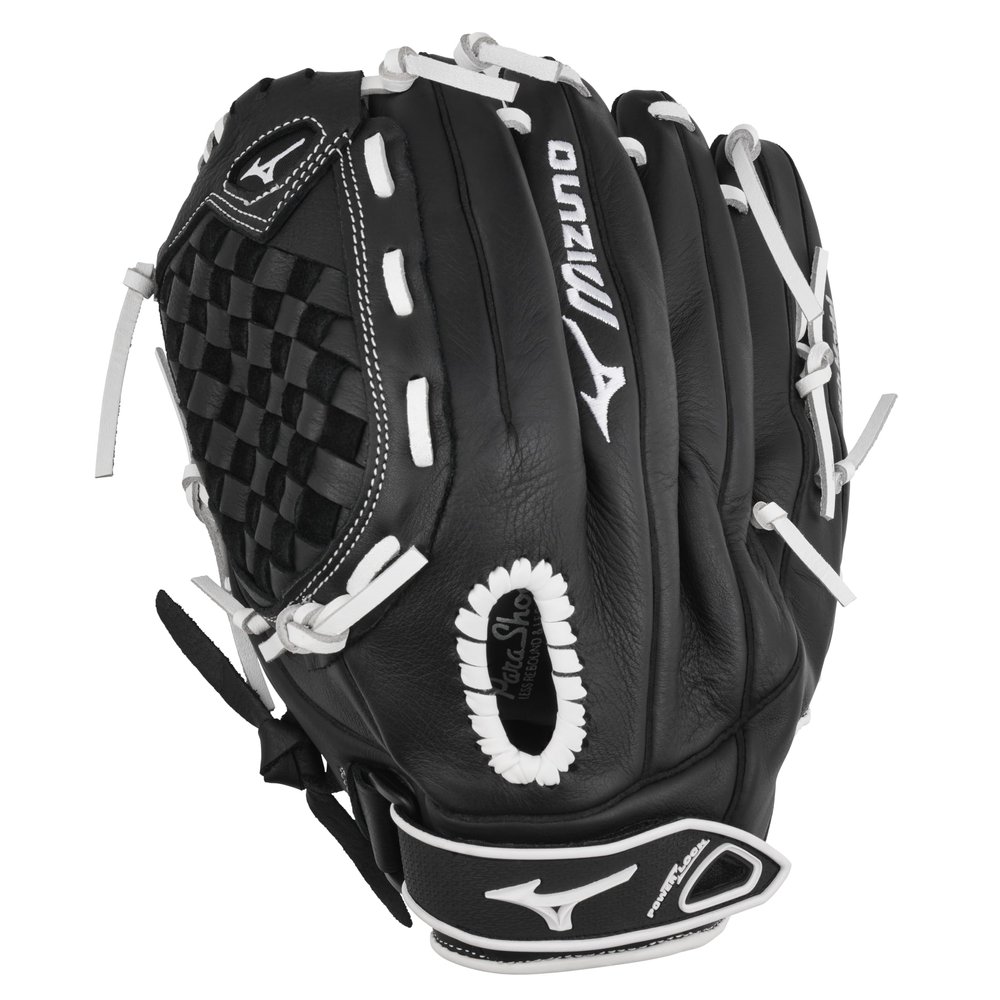 Mizuno GPSL1200F3 Prospect Select Fastpitch Softball Glove 12", Left Hand Throw, BLACK