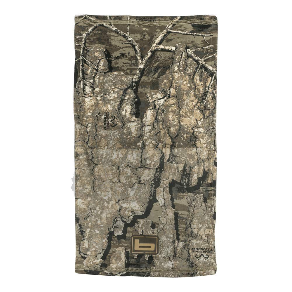 Banded Performance Gaiter  Lightweight, Moisture-Wicking, Breathable Neck & Face Cover for Hunting & Outdoor Use (Realtree Timber)