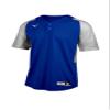 Mizuno mens Aerolite 2-button Baseball Jersey, Royal-grey, X-Small US view 1