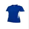 Mizuno Softball Crew Neck Jersey, Royal-White, XXX-Large view 1