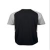 Mizuno Youth Aerolite Crew Baseball Jersey, Black-Grey, Small view 2