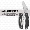 Byrd by Spyderco Harrier 2 Folding Pocket Knife with 3.3" 8Cr13MoV Steel Blade and G-10 Handle - EDC Knife for Men and Women, Perfect for Hunting, Tactical, Camping, Survival - PlainEdge - BY01GP2 view 2