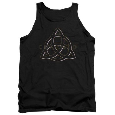 Trevco Charmed Triple Linked Logo Unisex Adult Tank Top for Men and Women, 2X-Large Black