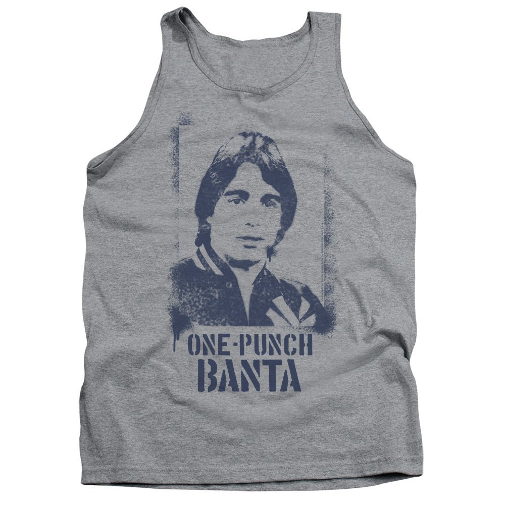 Taxi One Punch Banta Unisex Adult Tank Top for Men and Women, 2X-Large Athletic Heather