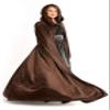Little Adventures Deluxe Velvet Adult Cloak Cape with Lined Hood (Brown) - Machine Washable Adult Cosplay Dress-Up Cloaks with No Glitter view 2