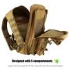 ProCase Tactical Backpack Bag 40L Large 3 Day Military Army Outdoor Assault Pack Rucksacks Carry Bag Backpacks -Khaki view 4