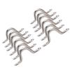 Amarine Made Stainless Steel Bimini Boat Top PAD Eye, Eye Straps, Tie Down, Kayak Deck Loops, Tie Down Anchor Point, footman's Loop for Kayak Canoe Rigging (12-Pack) view 3