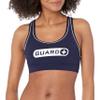 TYR Women's Guard Lyn Racerback Swimsuit Top, Navy, X-Small view 1