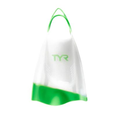TYR Hydroblade Swim Training Fins, Green, Small