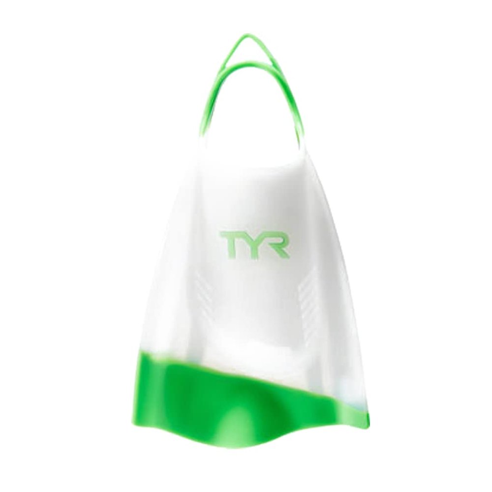 TYR Hydroblade Swim Training Fins, Green, Small