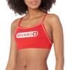 TYR Women's Guard Diamondfit Swimsuit Top, Red, X-Large view 1