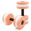 Water Dumbbells Orange, 2 Pcs Pool Weights for Water Aerobic Exercise view 1