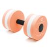 Water Dumbbells Orange, 2 Pcs Pool Weights for Water Aerobic Exercise view 2