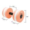 Water Dumbbells Orange, 2 Pcs Pool Weights for Water Aerobic Exercise view 4