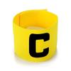 Onwon 6 Pieces Elastic Soccer Captain Armband Adjustable Football Basketball Player Bands for Adult Youth (Yellow) view 2